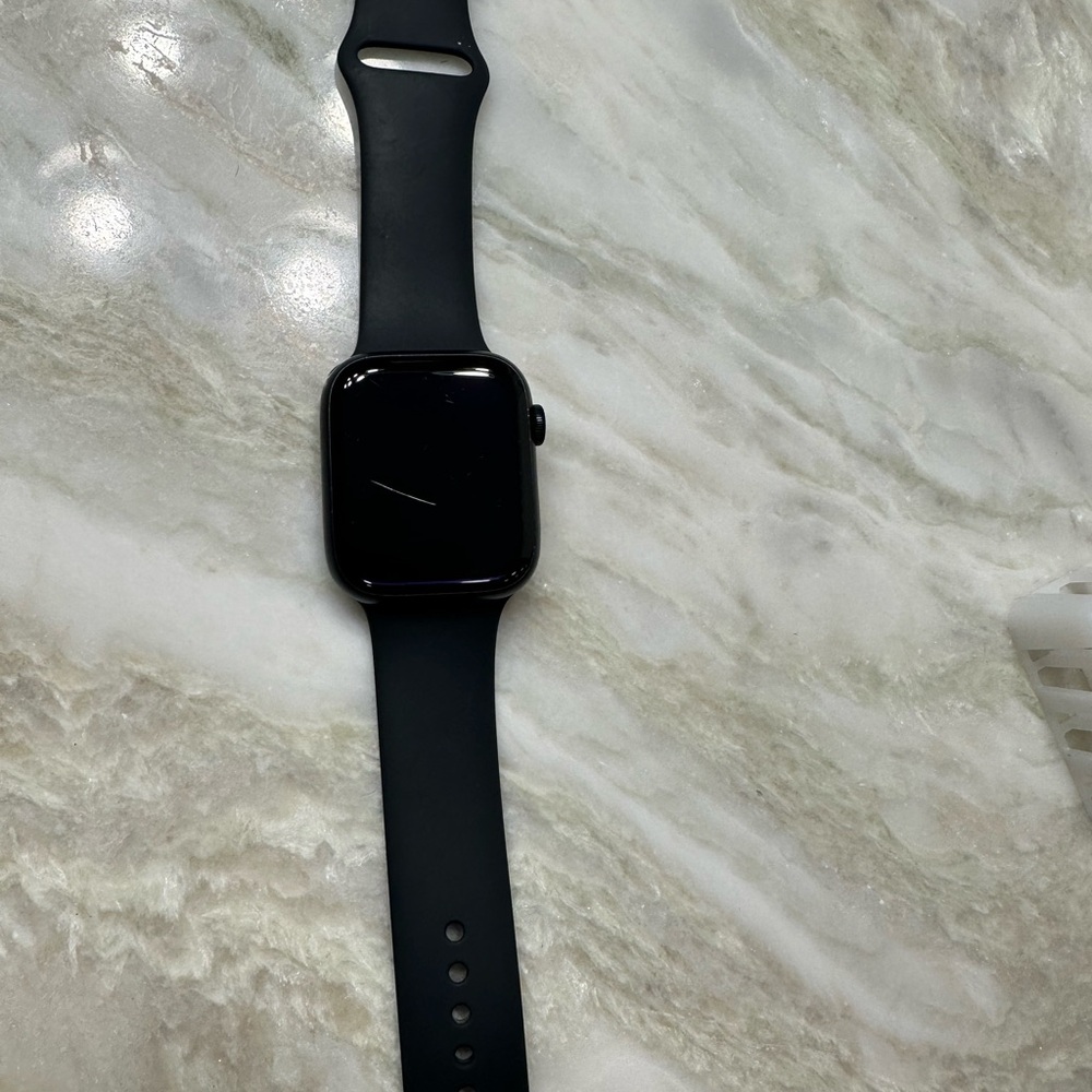 Apple Black Smartwatch Minimalist Design